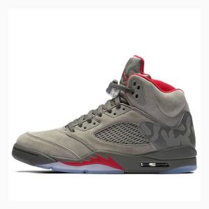 Air Jordan 5 Nike Retro Reflective Camo Chaussure De Basketball Homme Grise | JD-174QT