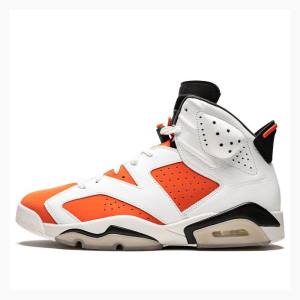 Air Jordan 6 Nike Retro Like Mike - Gatorade Chaussure De Basketball Homme Blanche Orange | JD-315MP