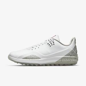 Air Jordan Nike ADG 3 Cement Chaussures Course Homme Blanche Grise Noir | NK726KQH