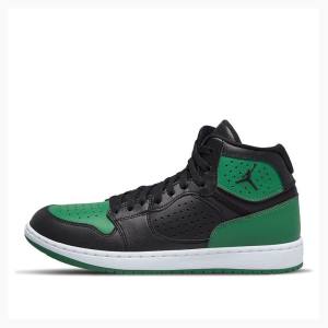 Air Jordan Nike Access Chaussure De Basketball Homme Noir Vert | JD-315CK