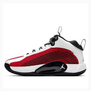 Air Jordan Nike Jumpman 2021 PF Chaussure De Basketball Homme Blanche Rouge Noir | JD-926IS