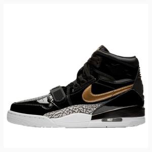 Air Jordan Nike Legacy 312 Chaussure De Basketball Homme Noir Doré | JD-324GC