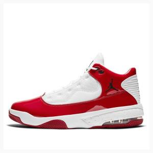 Air Jordan Nike Max Aura 2 Chaussure De Basketball Homme Blanche Rouge | JD-301YM