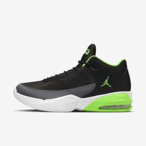 Air Jordan Nike Max Aura 3 Chaussure De Basketball Homme Noir Grise Blanche Vert | NK739NMI