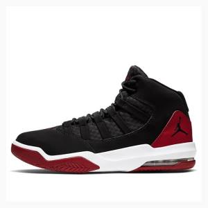 Air Jordan Nike Max Aura Chaussure De Basketball Homme Noir Rouge | JD-095XR