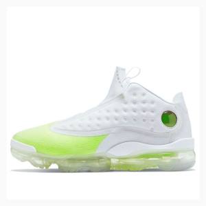 Air Jordan Nike Reign Volt Chaussure De Basketball Femme Blanche Vert | JD-578UT