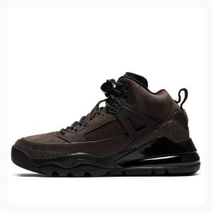 Air Jordan Nike Spizike 270 Dark Brown Chaussure De Basketball Homme Marron Foncé Noir | JD-156HN