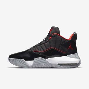 Air Jordan Nike Stay Loyal Baskets Homme Noir Blanche Grise Rouge | NK189NFE