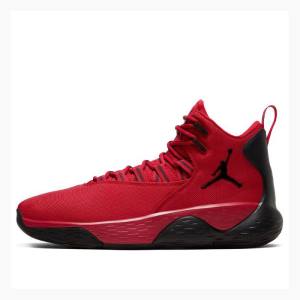 Air Jordan Nike Super Fly MVP PF Black Red Chaussure De Basketball Homme Rouge Noir | JD-698VM