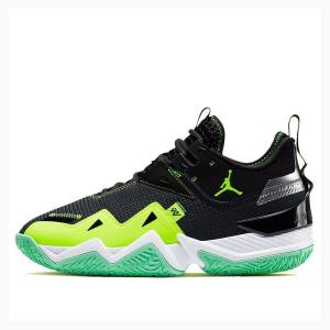 Air Jordan Nike Westbrook One Take Chaussure De Basketball Femme Noir Vert | JD-548ZO