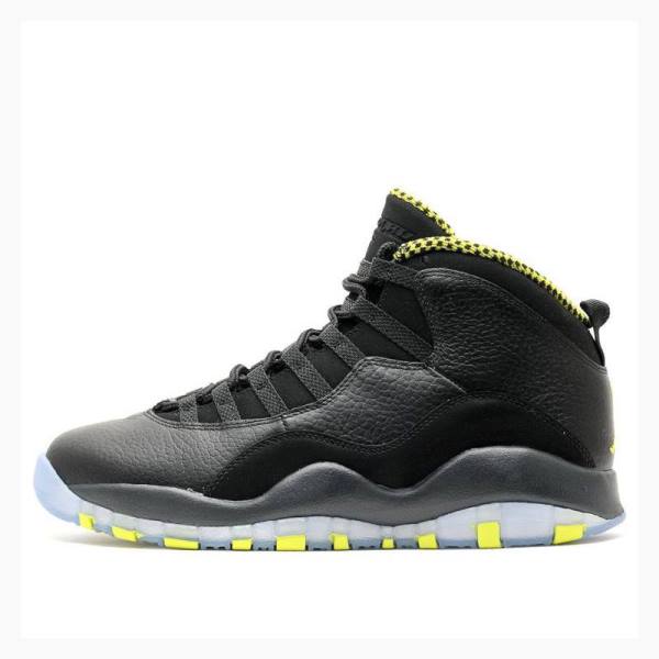 Air Jordan 10 Nike Retro Venom Chaussure De Basketball Homme Noir Argent | JD-087PG