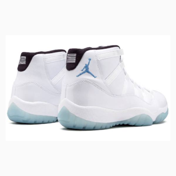 Air Jordan 11 Nike Retro Columbia Legend Chaussure De Basketball Homme Blanche Bleu | JD-379CO