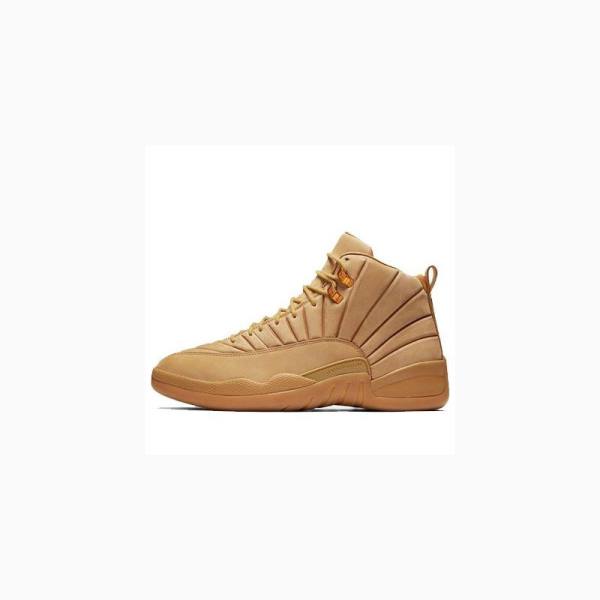 Air Jordan 12 Nike Retro PSNY Wheat Chaussure De Basketball Femme Marron | JD-584XA