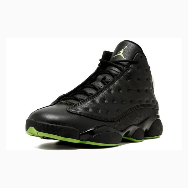 Air Jordan 13 Nike Retro Altitude Chaussure De Basketball Homme Noir Vert | JD-724FB