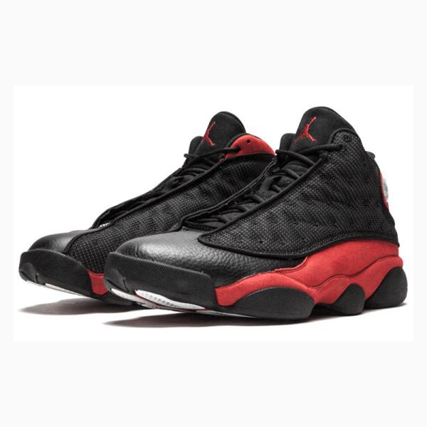 Air Jordan 13 Nike Retro Playoffs Chaussure De Basketball Homme Noir Rouge | JD-486TF