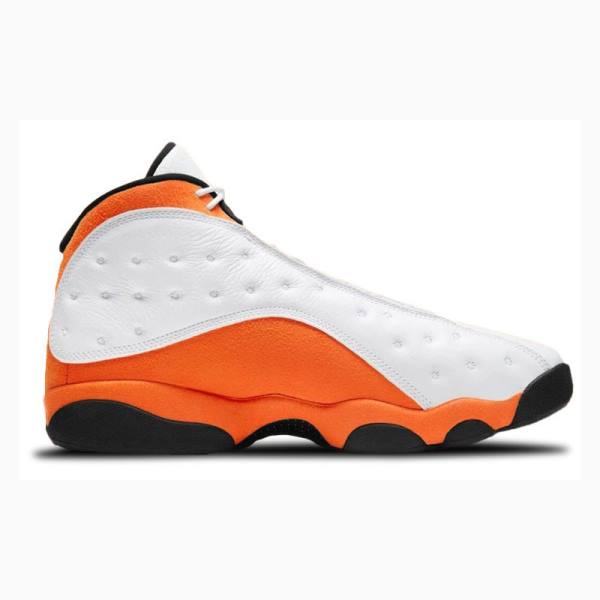 Air Jordan 13 Nike Retro Starfish Chaussure De Basketball Homme Blanche Orange | JD-234FZ