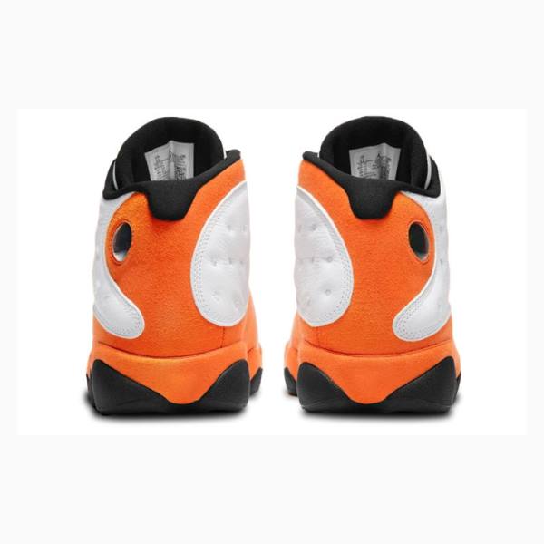 Air Jordan 13 Nike Retro Starfish Chaussure De Basketball Homme Blanche Orange | JD-234FZ