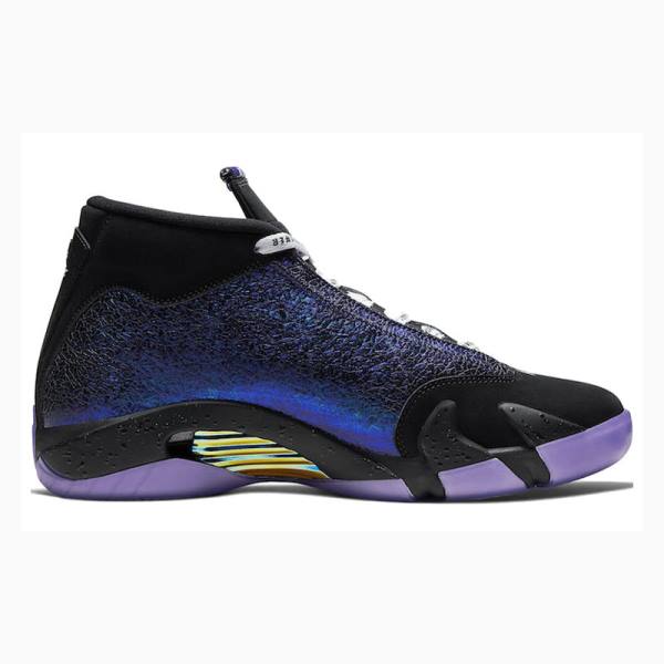 Air Jordan 14 Nike Retro DB 'Doernbecher' 2019 Chaussure De Basketball Homme Noir Violette | JD-256UF