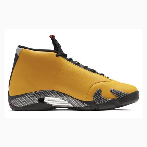 Air Jordan 14 Nike Retro Ferrari Chaussure De Basketball Homme Doré Noir | JD-351ZV