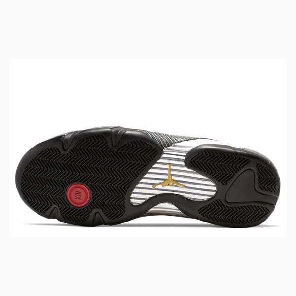 Air Jordan 14 Nike Retro Ferrari Chaussure De Basketball Homme Doré Noir | JD-351ZV