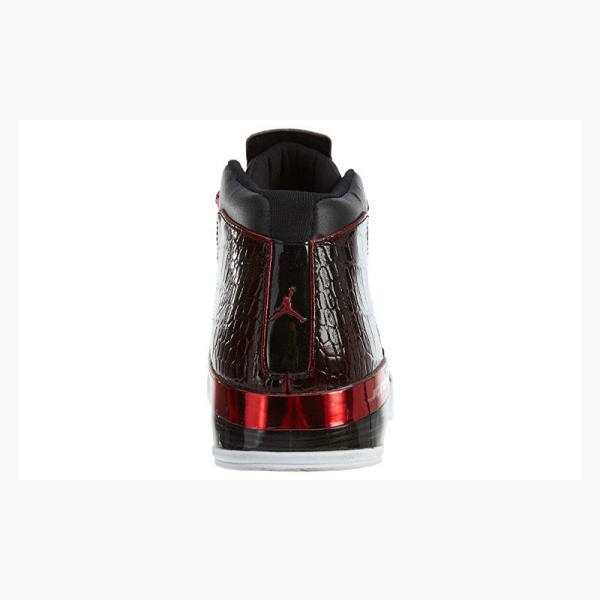 Air Jordan 17 Nike Retro Bulls Chaussure De Basketball Homme Noir Rouge | JD-148UB