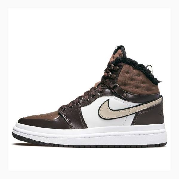 Air Jordan 1 Nike Acclimate Chaussure De Basketball Femme Marron Blanche | JD-189GZ