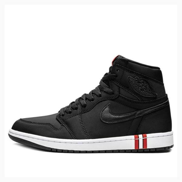 Air Jordan 1 Nike High Retro PSG - Paris Saint Germain Chaussure De Basketball Homme Noir | JD-327IZ