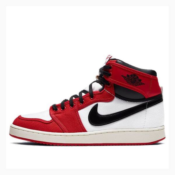 Air Jordan 1 Nike KO Chicago Chicago 2021 Edition Chicago Chaussure De Basketball Homme Noir Blanche Rouge | JD-321WC