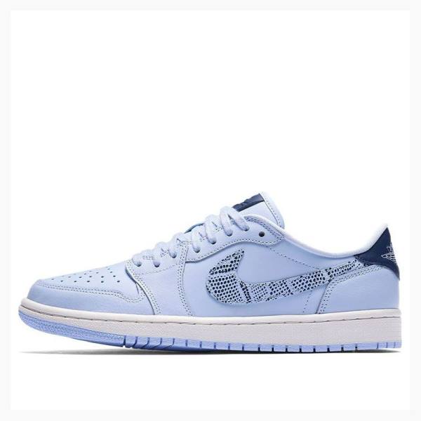 Air Jordan 1 Nike Low \'Royal Tint\' Baskets Femme Bleu | JD-348MH