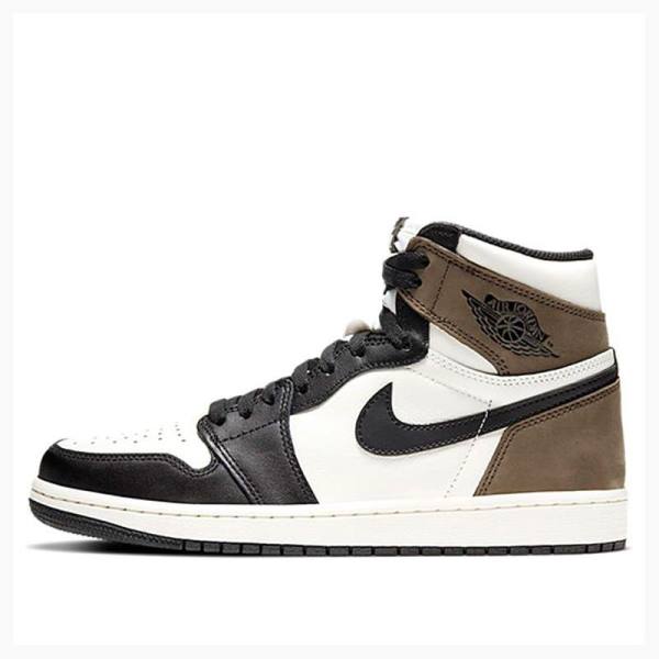 Air Jordan 1 Nike Retro High OG Chaussure De Basketball Homme Noir Blanche Marron | JD-968VL