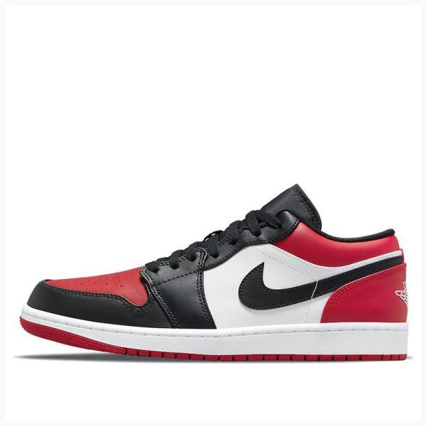 Air Jordan 1 Nike Retro Low Baskets Homme Noir Blanche Rouge | JD-250IB