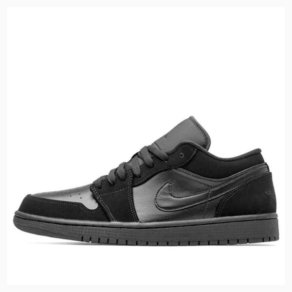 Air Jordan 1 Nike Retro Low Baskets Homme Noir Argent | JD-417GZ