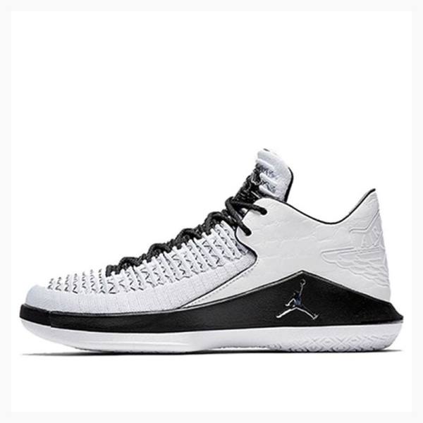 Air Jordan 32 Nike Low Baskets Homme Blanche Noir | JD-985PU