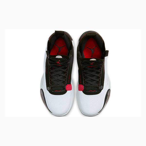 Air Jordan 34 Nike (GS) BQ3384 Chaussure De Basketball Femme Noir Blanche Rouge | JD-523DY