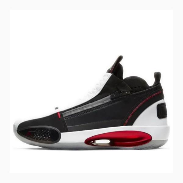 Air Jordan 34 Nike SE PF Chicago Chaussure De Basketball Homme Noir Blanche Rouge | JD-081SJ