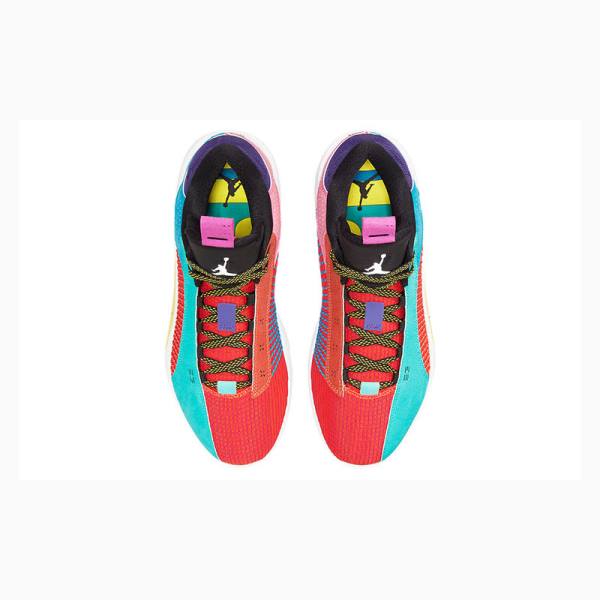 Air Jordan 35 Nike Low 'Reflexology' Baskets Homme Multicolore | JD-795AO