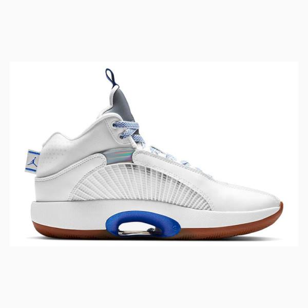 Air Jordan 35 Nike Sisterhood' Chaussure De Basketball Homme Blanche Bleu | JD-392KD