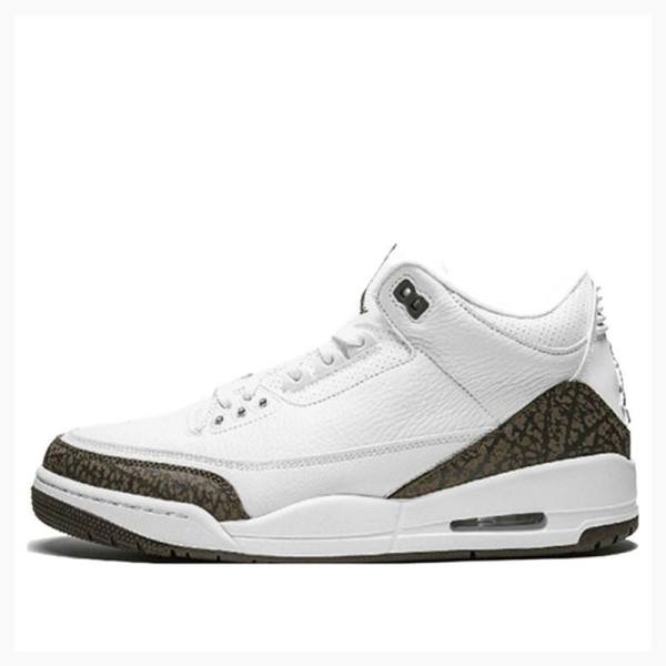 Air Jordan 3 Nike Retro Mocha Chaussure De Basketball Homme Blanche Marron | JD-258YC