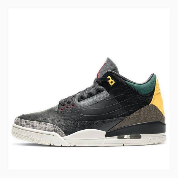 Air Jordan 3 Nike Retro SE Animal Instinct 2.0 Chaussure De Basketball Homme Noir Grise | JD-574QN