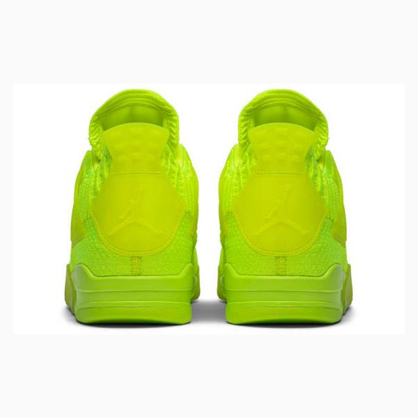 Air Jordan 4 Nike Flyknit Volt Chaussure De Basketball Homme Vert | JD-340YT