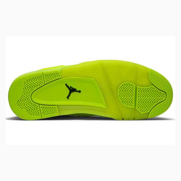 Air Jordan 4 Nike Flyknit Volt Chaussure De Basketball Homme Vert | JD-340YT