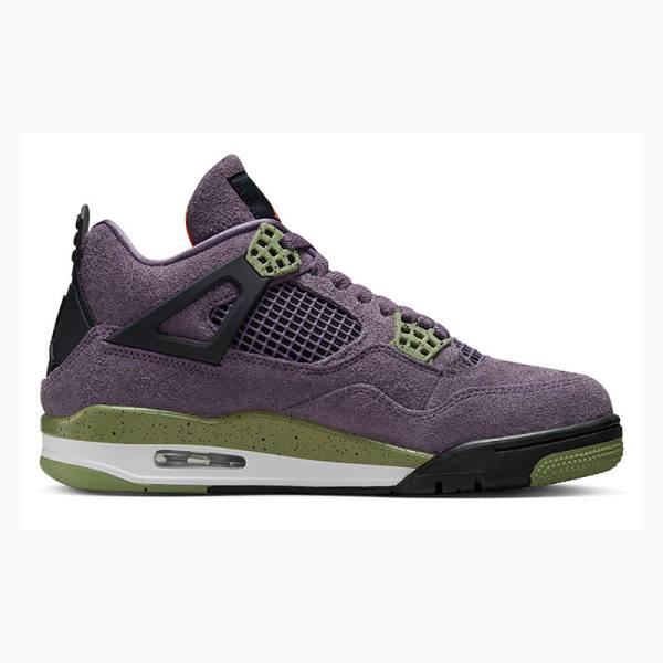 Air Jordan 4 Nike Retro Canyon Chaussure De Basketball Femme Violette | JD-386DF