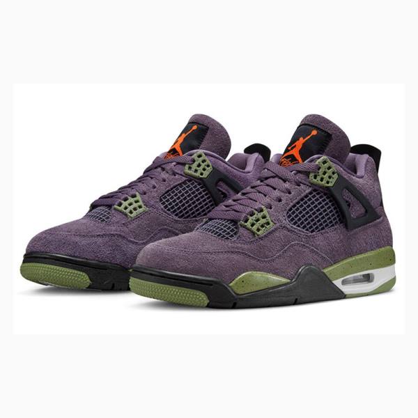 Air Jordan 4 Nike Retro Canyon Chaussure De Basketball Femme Violette | JD-386DF