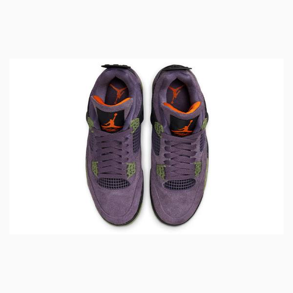 Air Jordan 4 Nike Retro Canyon Chaussure De Basketball Femme Violette | JD-386DF