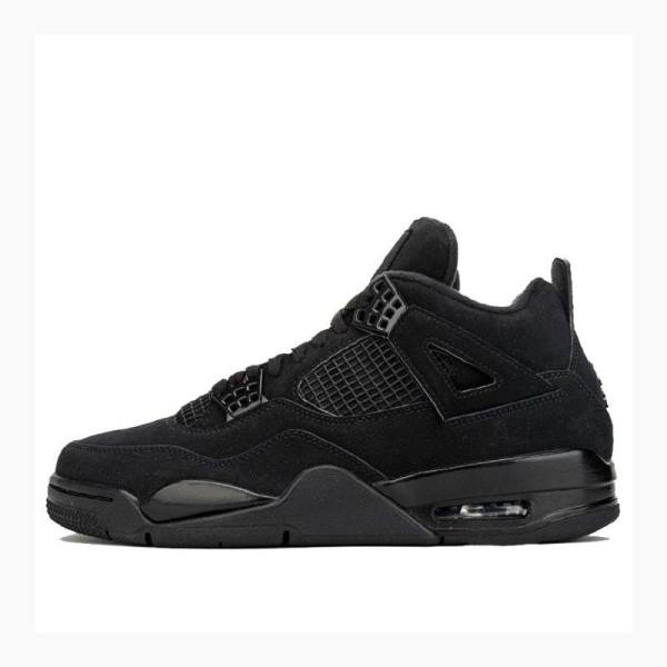 Air Jordan 4 Nike Retro Cat Chaussure De Basketball Homme Noir | JD-526IK