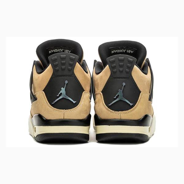 Air Jordan 4 Nike Retro Mushroom Chaussure De Basketball Femme Jaune | JD-893GW