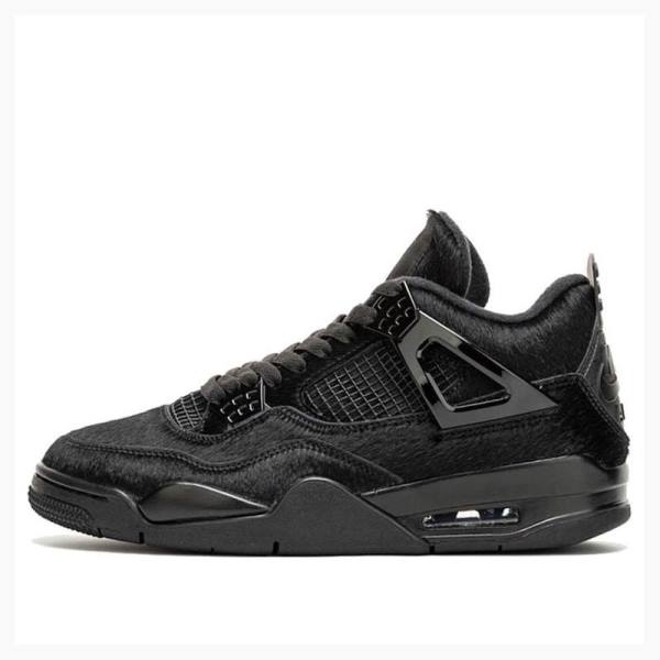 Air Jordan 4 Nike Retro Pony Hair Chaussure De Basketball Femme Noir | JD-325UH