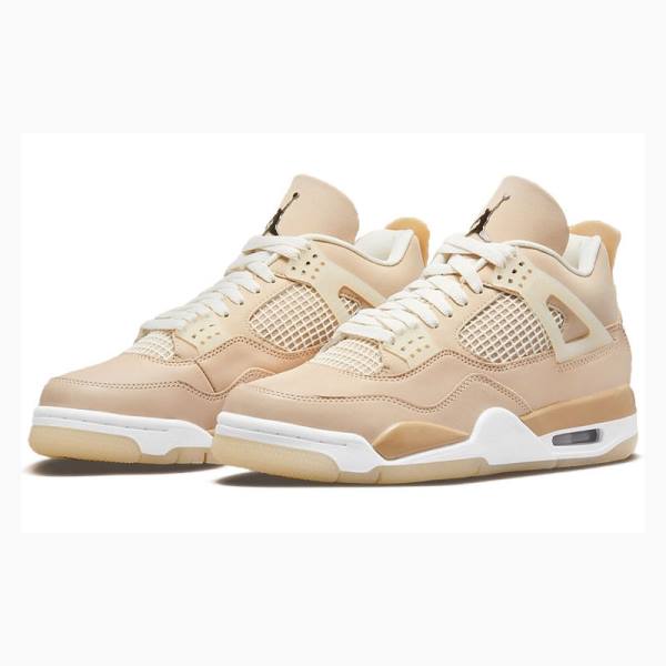 Air Jordan 4 Nike Retro Shimmer Chaussure De Basketball Femme Beige | JD-103ZF