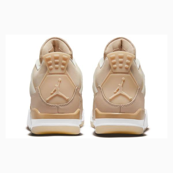 Air Jordan 4 Nike Retro Shimmer Chaussure De Basketball Femme Beige | JD-103ZF