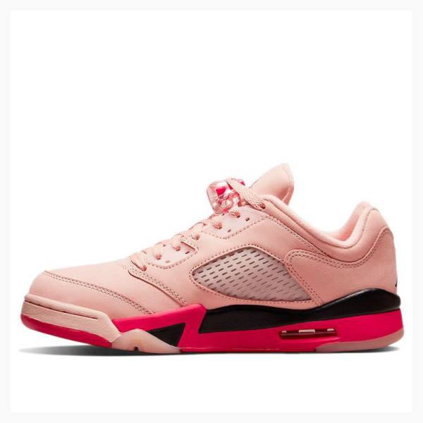 Air Jordan 5 Nike Retro Low Arctic Baskets Femme Rose Rouge | JD-451KZ